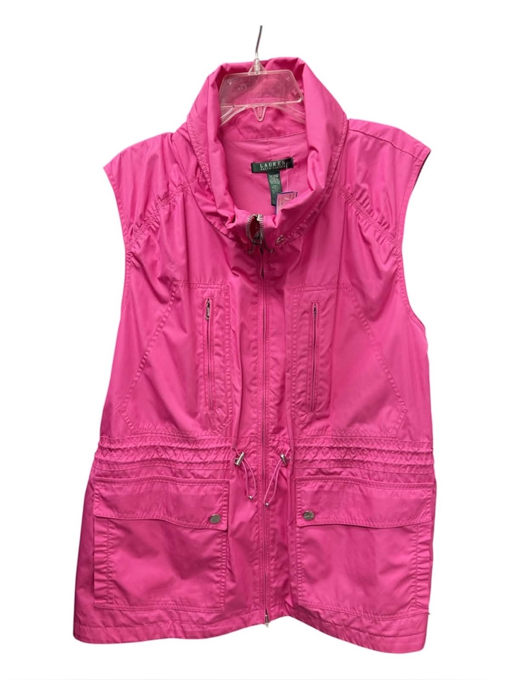 Ralph Lauren Hot Pink Sleeveless Utility Vest Size 3X